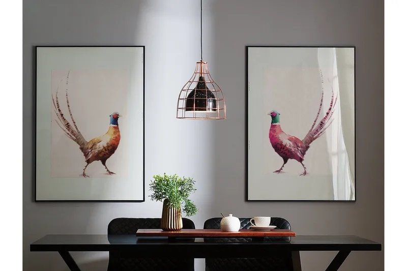 Tresa Loftlampe 28 cm, Sort