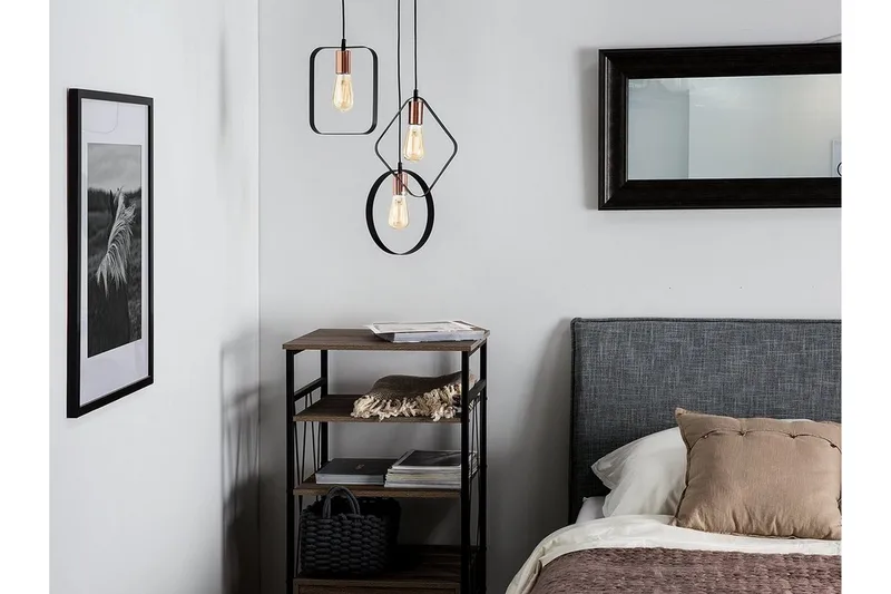 Vomano Loftlampe 25 cm, Sort