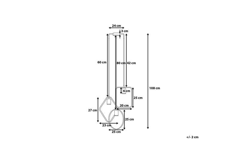 Vomano Loftlampe 25 cm - Sort - Loftlampe køkken - Vindueslampe hængende - Vindueslampe - Pendellamper & hængelamper - Soveværelse lampe - Stuelampe