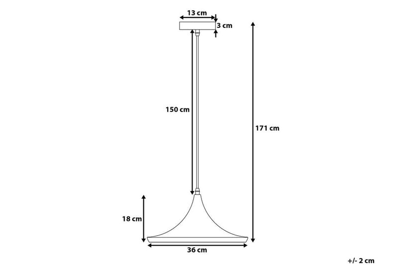 Yamuna Loftslampe 36 cm - Sort - Loftlampe køkken - Vindueslampe hængende - Vindueslampe - Pendellamper & hængelamper - Soveværelse lampe - Stuelampe