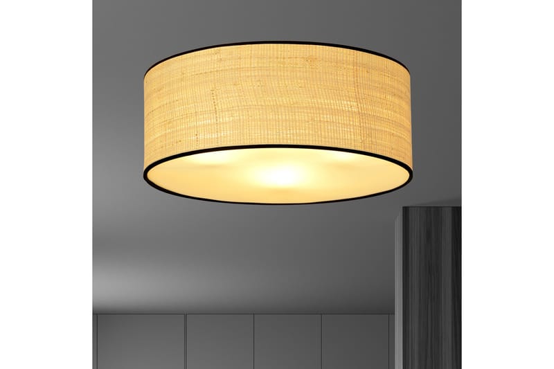 Aston 3 plafond Rattan - Scandinavian Choice - Plafond - Stuelampe - Soveværelse lampe