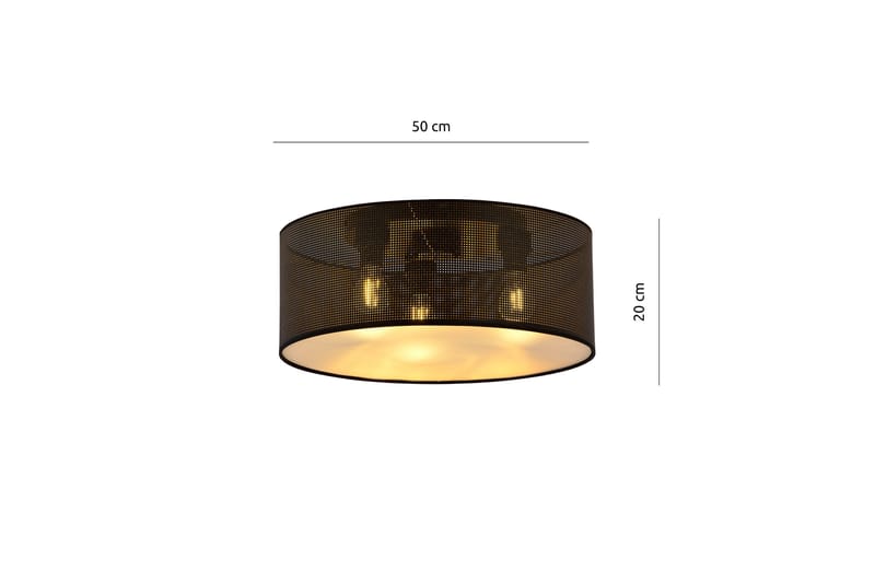 Aston 3 plafond Sort - Scandinavian Choice - Plafond - Stuelampe - Soveværelse lampe