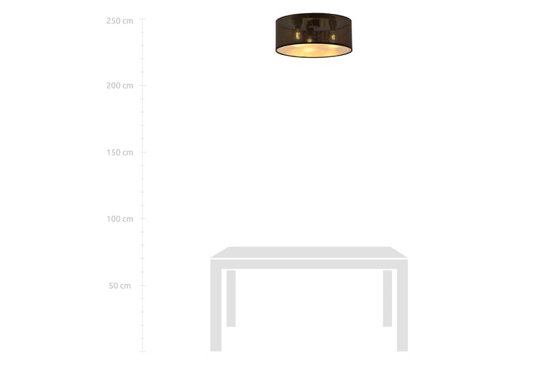 Aston 3 plafond Sort - Scandinavian Choice - Plafond - Stuelampe - Soveværelse lampe