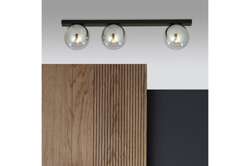 Fit 3 plafond Sort - Scandinavian Choice - Plafond - Stuelampe - Soveværelse lampe