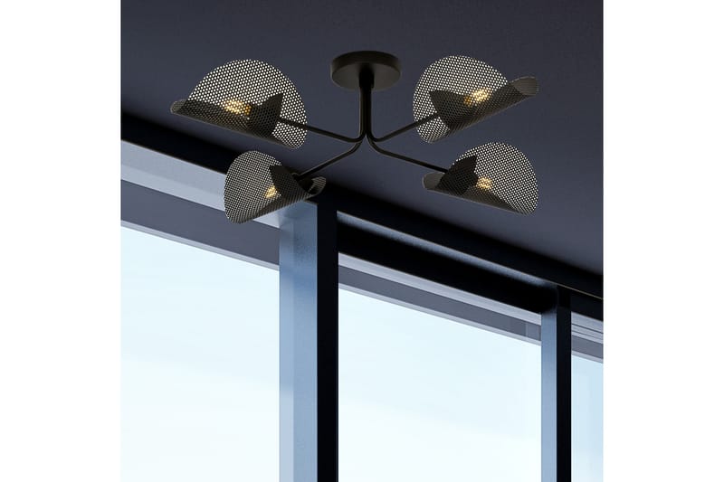 Gomez 4 plafond Sort - Scandinavian Choice - Plafond - Stuelampe - Soveværelse lampe
