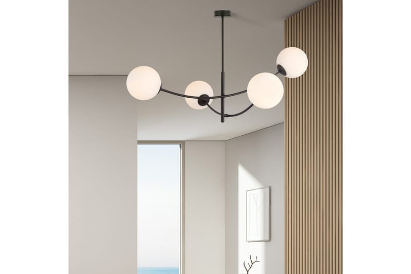 Hunter 4 plafond Sort - Scandinavian Choice - Plafond - Stuelampe - Soveværelse lampe