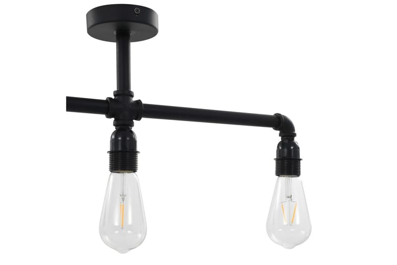 Loftlampe 3 X E27-Pærer Sort - Sort - Belysning - Lamper & indendørsbelysning - Loftlampe - Plafond