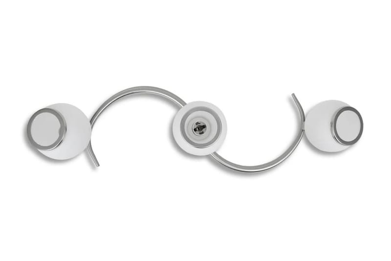 Loftslampe Med Glasskærme Bølget 3 E14 Pærer - Hvid - Belysning - Lamper & indendørsbelysning - Loftlampe - Plafond