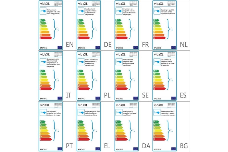 Loftslampe Til 2 Pærer E27 Sort Og Guldfarvet - Flerfarvet - Belysning - Lamper & indendørsbelysning - Loftlampe - Plafond