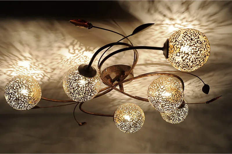 Sheree Tagbelysning Blad - Orange - Belysning - Lamper & indendørsbelysning - Loftlampe - Plafond