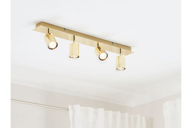 Sigrit Loftlampe - Guld - Plafond - Stuelampe - Soveværelse lampe