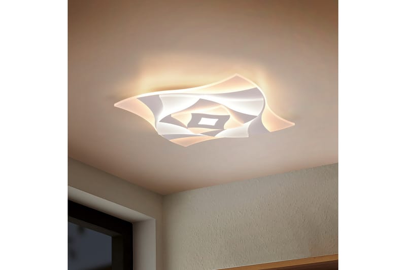 Trio Lighting Akita LED Taklampe Matt Hvit - Belysning - Lamper & indendørsbelysning - Loftlampe - Plafond
