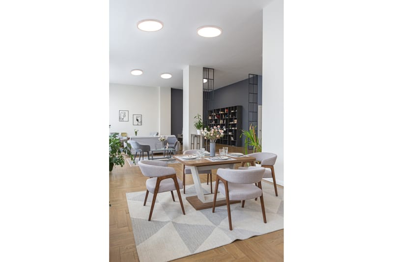 Trio Lighting Aureo LED Loftlampe 40 cm Mat Hvid RGB - Belysning - Lamper & indendørsbelysning - Loftlampe - Plafond