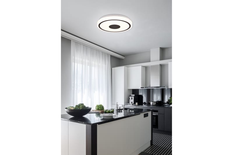 Trio Lighting Bunda LED Loftlampe 34 cm Matsort - Belysning - Lamper & indendørsbelysning - Loftlampe - Plafond