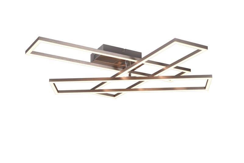 Trio Lighting Corso LED Loftlampe Børstet Stål - Belysning - Lamper & indendørsbelysning - Loftlampe - Plafond