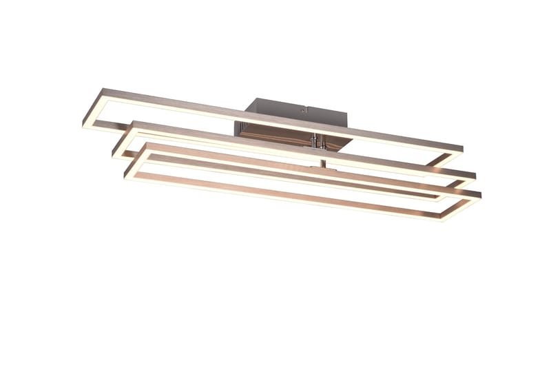 Trio Lighting Corso LED Loftlampe Børstet Stål - Belysning - Lamper & indendørsbelysning - Loftlampe - Plafond