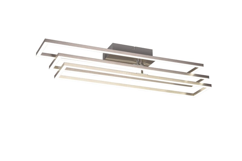 Trio Lighting Corso LED Loftlampe Børstet Stål - Belysning - Lamper & indendørsbelysning - Loftlampe - Plafond