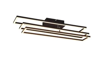 Trio Lighting Corso LED Loftlampe Matsort - Belysning - Lamper & indendørsbelysning - Loftlampe - Plafond