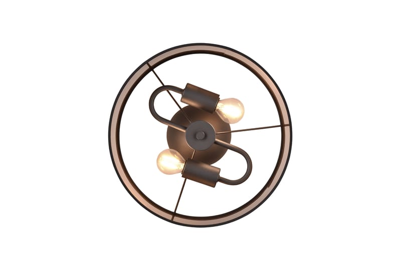 Trio Lighting Davos Loftlampe 30 cm 2xE14 Matsort/Greige - Belysning - Lamper & indendørsbelysning - Loftlampe - Plafond