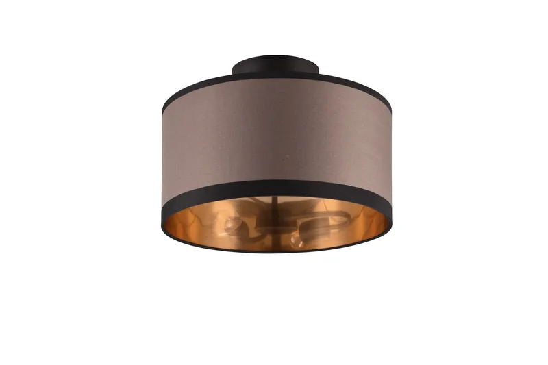 Trio Lighting Davos Loftlampe 30 cm 2xE14 Matsort/Greige - Belysning - Lamper & indendørsbelysning - Loftlampe - Plafond