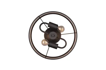 Trio Lighting Davos Loftlampe 30 cm 2xE14 Matsort/Greige - Belysning - Lamper & indendørsbelysning - Loftlampe - Plafond