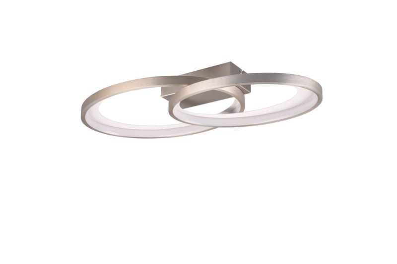 Trio Lighting Malaga LED Loftlampe Børstet Stål - Belysning - Lamper & indendørsbelysning - Loftlampe - Plafond