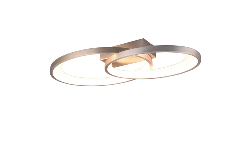 Trio Lighting Malaga LED Loftlampe Børstet Stål - Belysning - Lamper & indendørsbelysning - Loftlampe - Plafond