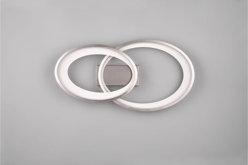 Trio Lighting Malaga LED Loftlampe Børstet Stål - Belysning - Lamper & indendørsbelysning - Loftlampe - Plafond