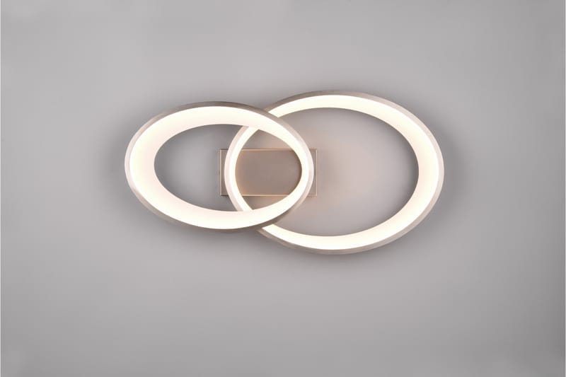 Trio Lighting Malaga LED Loftlampe Børstet Stål - Belysning - Lamper & indendørsbelysning - Loftlampe - Plafond