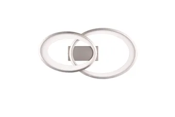 Trio Lighting Malaga LED Loftlampe Børstet Stål - Belysning - Lamper & indendørsbelysning - Loftlampe - Plafond