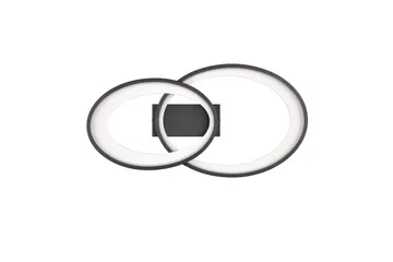 Trio Lighting Malaga LED Loftlampe Matsort - Belysning - Lamper & indendørsbelysning - Loftlampe - Plafond