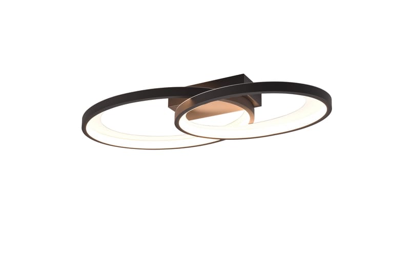 Trio Lighting Malaga LED Loftlampe Matsort - Belysning - Lamper & indendørsbelysning - Loftlampe - Plafond