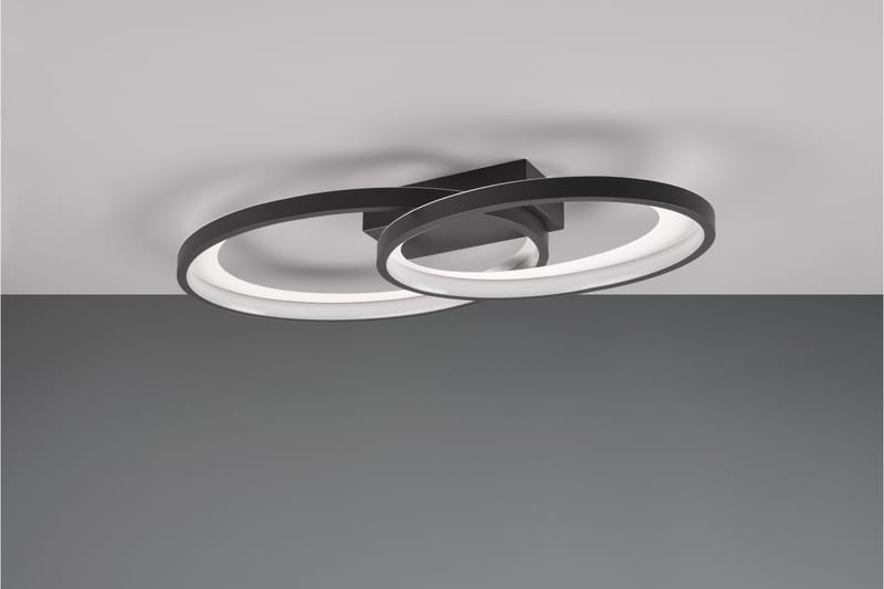 Trio Lighting Malaga LED Loftlampe Matsort - Belysning - Lamper & indendørsbelysning - Loftlampe - Plafond