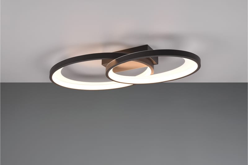 Trio Lighting Malaga LED Loftlampe Matsort - Belysning - Lamper & indendørsbelysning - Loftlampe - Plafond