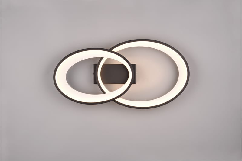Trio Lighting Malaga LED Loftlampe Matsort - Belysning - Lamper & indendørsbelysning - Loftlampe - Plafond