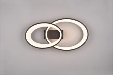 Trio Lighting Malaga LED Loftlampe Matsort - Belysning - Lamper & indendørsbelysning - Loftlampe - Plafond
