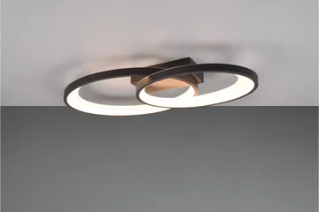 Trio Lighting Malaga LED Loftlampe Matsort - Belysning - Lamper & indendørsbelysning - Loftlampe - Plafond