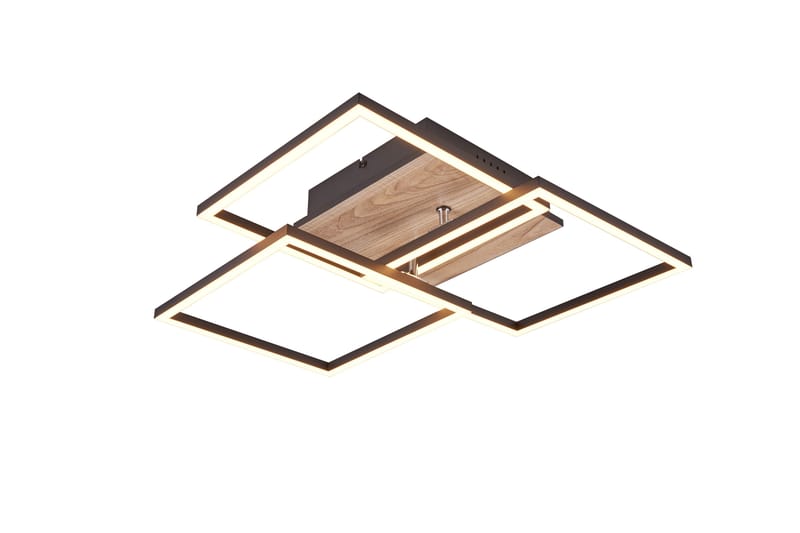 Trio Lighting Mobile LED Loftlampe Matsort/Træ - Belysning - Lamper & indendørsbelysning - Loftlampe - Plafond