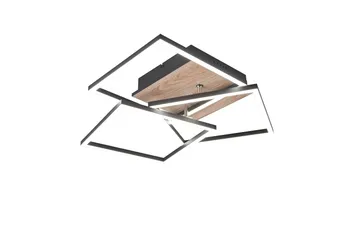 Trio Lighting Mobile LED Loftlampe Matsort/Træ - Belysning - Lamper & indendørsbelysning - Loftlampe - Plafond
