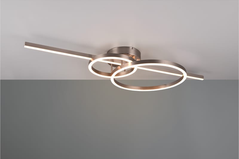 Trio Lighting Montilla LED Loftlampe Børstet Stål - Belysning - Lamper & indendørsbelysning - Loftlampe - Plafond