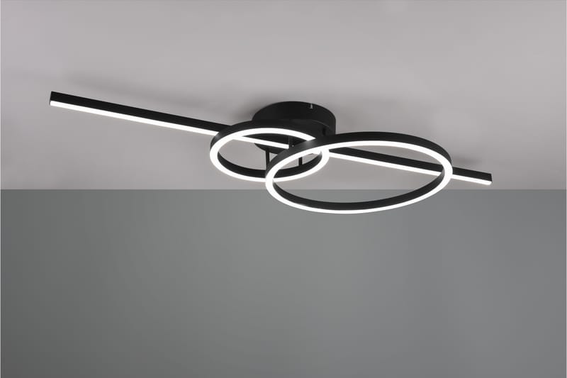 Trio Lighting Montilla LED Loftlampe Matsort - Belysning - Lamper & indendørsbelysning - Loftlampe - Plafond