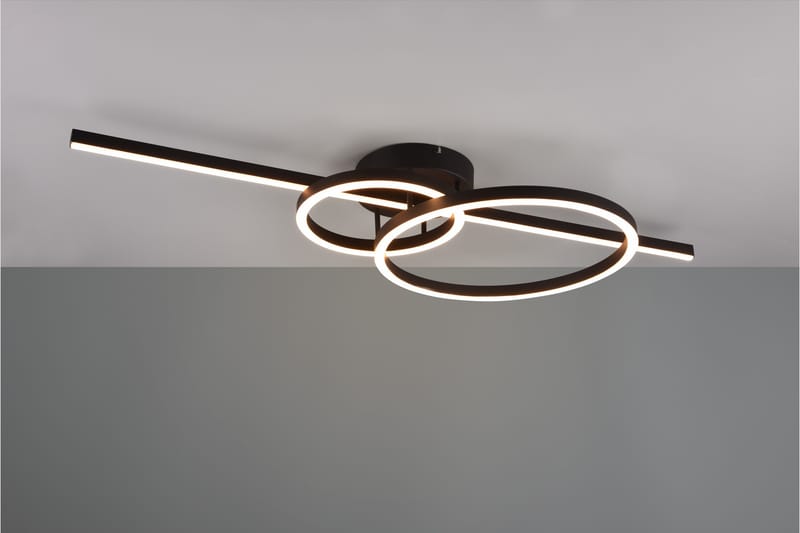 Trio Lighting Montilla LED Loftlampe Matsort - Belysning - Lamper & indendørsbelysning - Loftlampe - Plafond