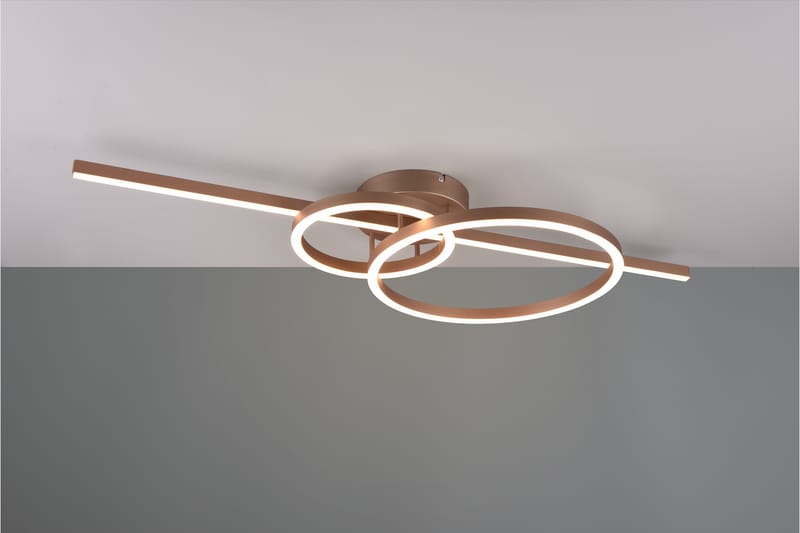 Trio Lighting Montilla LED Taklampe Kaffe Brun - Belysning - Lamper & indendørsbelysning - Loftlampe - Plafond