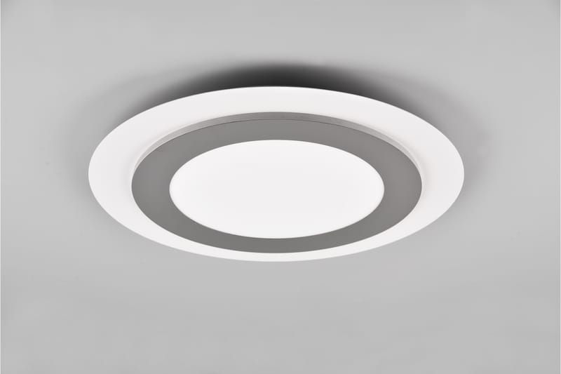 Trio Lighting Morgan LED Loftlampe 45 cm Hvid/Børstet Stål - Belysning - Lamper & indendørsbelysning - Loftlampe - Plafond