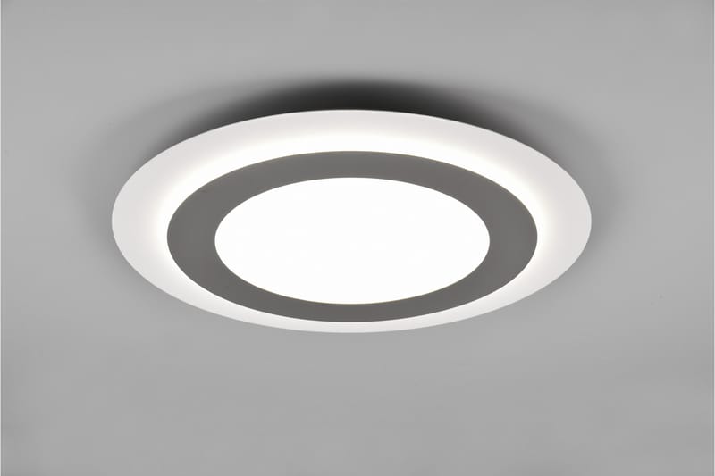 Trio Lighting Morgan LED Loftlampe 45 cm Hvid/Børstet Stål - Belysning - Lamper & indendørsbelysning - Loftlampe - Plafond