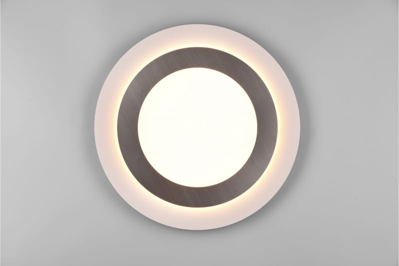 Trio Lighting Morgan LED Loftlampe 45 cm Hvid/Børstet Stål - Belysning - Lamper & indendørsbelysning - Loftlampe - Plafond