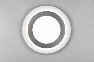 Trio Lighting Morgan LED Loftlampe 45 cm Hvid/Børstet Stål - Belysning - Lamper & indendørsbelysning - Loftlampe - Plafond