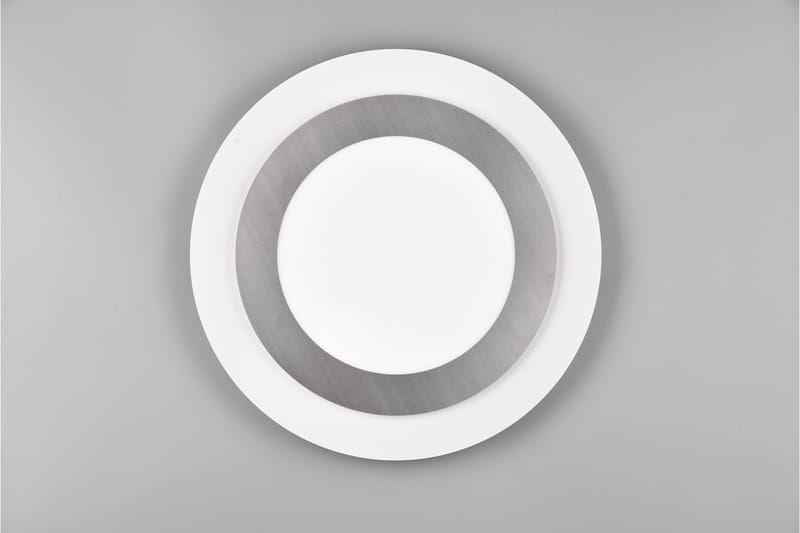 Trio Lighting Morgan LED Loftlampe 45 cm Hvid/Børstet Stål - Belysning - Lamper & indendørsbelysning - Loftlampe - Plafond