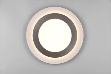 Trio Lighting Morgan LED Loftlampe 45 cm Hvid/Børstet Stål - Belysning - Lamper & indendørsbelysning - Loftlampe - Plafond