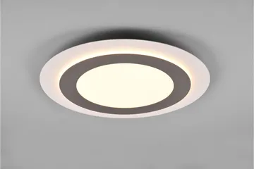 Trio Lighting Morgan LED Loftlampe 45 cm Hvid/Børstet Stål - Belysning - Lamper & indendørsbelysning - Loftlampe - Plafond